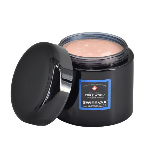 MARINE PURE WOOD WAX para superficies con barniz transparente
