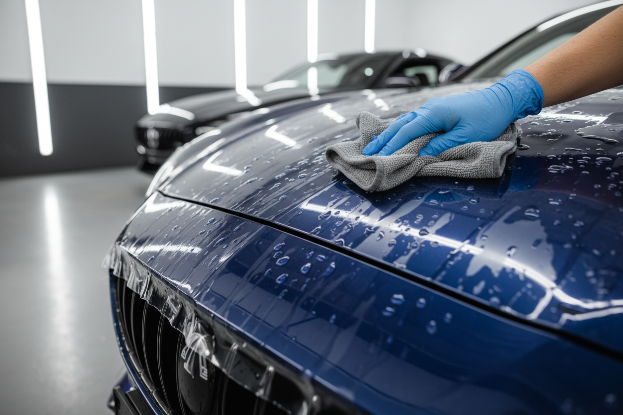 ¿Cómo se cuida correctamente una película de protección de pintura?