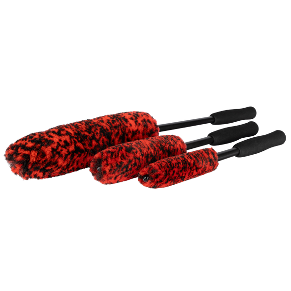 WHEEL WOOLIES COMBO set de cepillos de llanta suaves