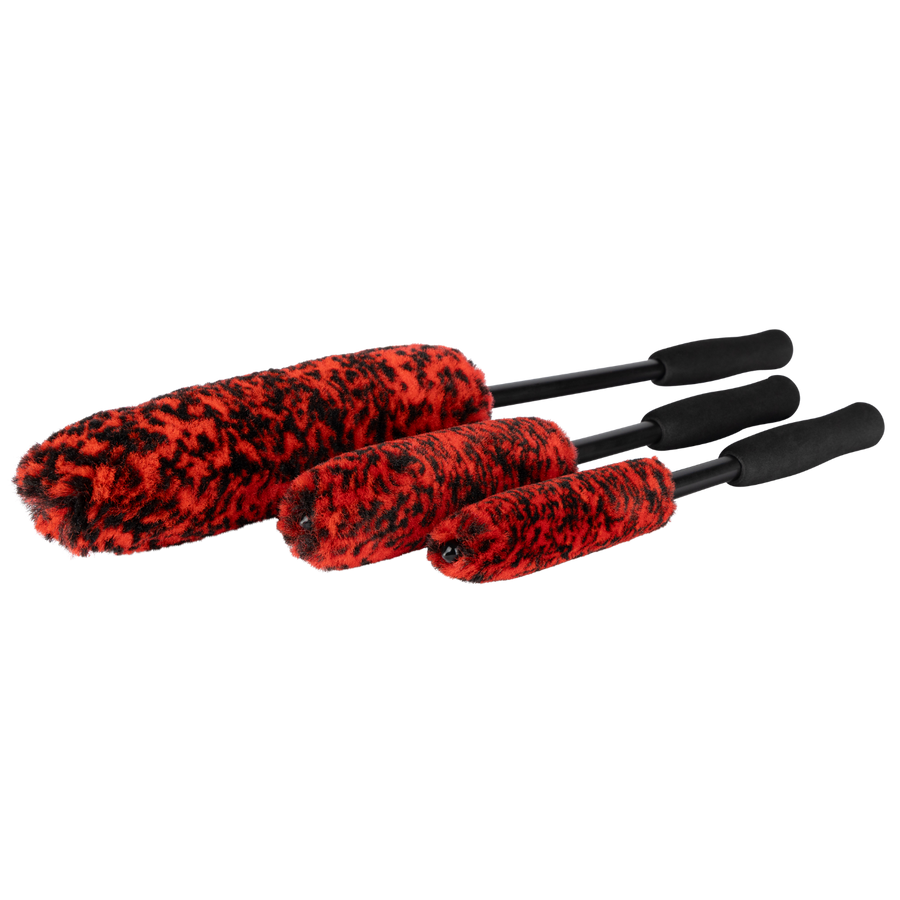 WHEEL WOOLIES COMBO set de cepillos de llanta suaves